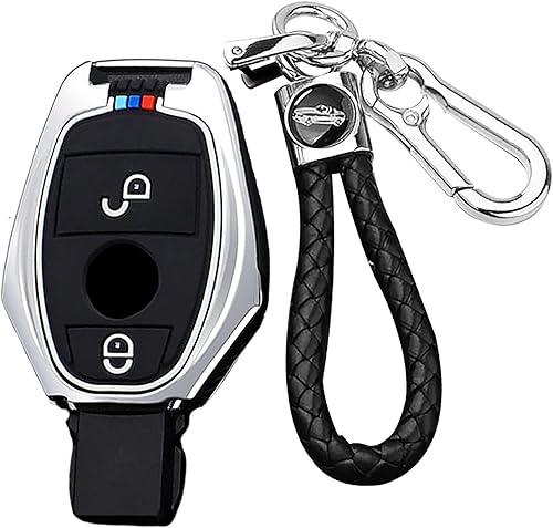 Miniatura 7 de ontto Funda para llavero para Mercedes-Benz Clase B C E S G M V Clase CLA