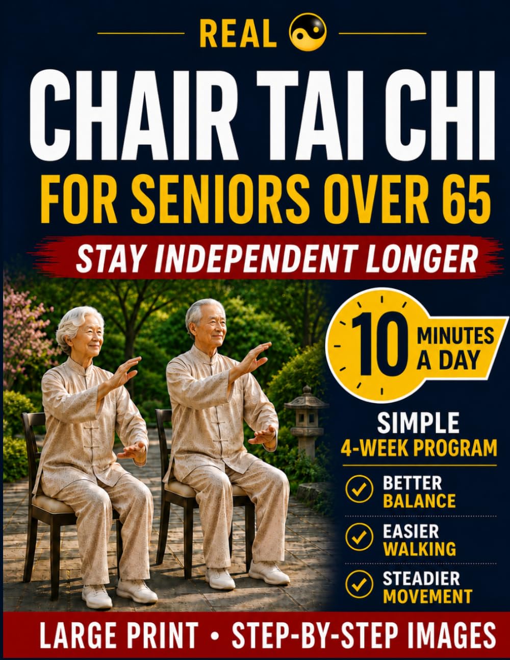 Real Chair Tai Chi for Seniors Over 65: Trust Your Body Again and Stay Independent Longer with a Calm 10-Minute Practice to Improve Balance, Move with Confidence, and Feel Safer in Everyday Life