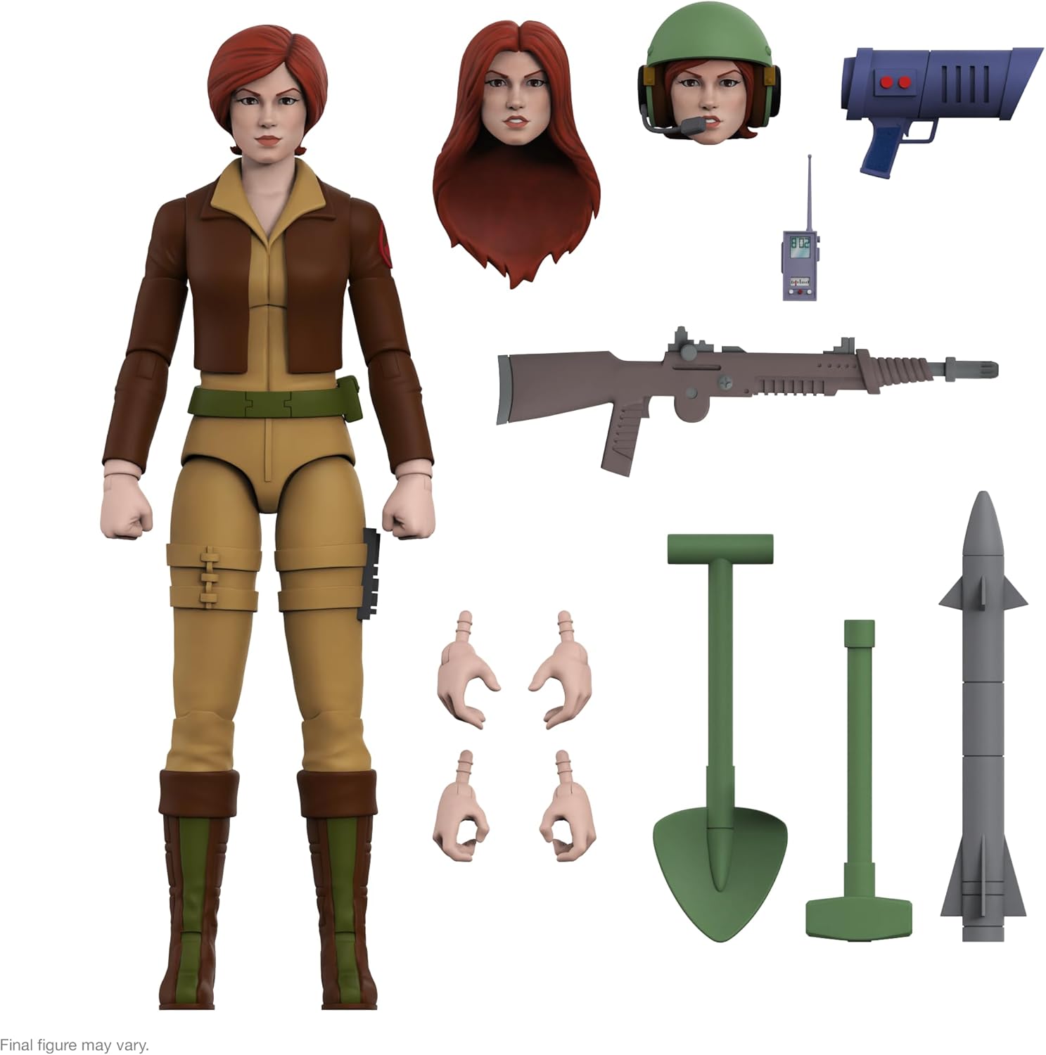 Super7 Ultimates! G.I. Joe Cover Girl - 7" G.I. Joe Action Figure with Accessories - Classic Cartoon Collectibles and Retro Toys
