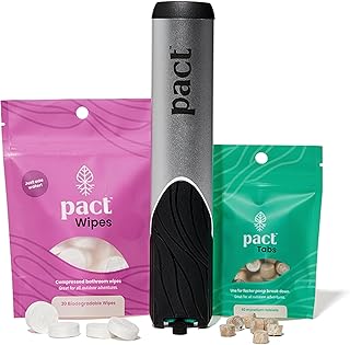 PACT Lite Bathroom Kit - Bathroom Kit for Camping, Backpacking, Backcountry - Ultralight Backpacking Gear