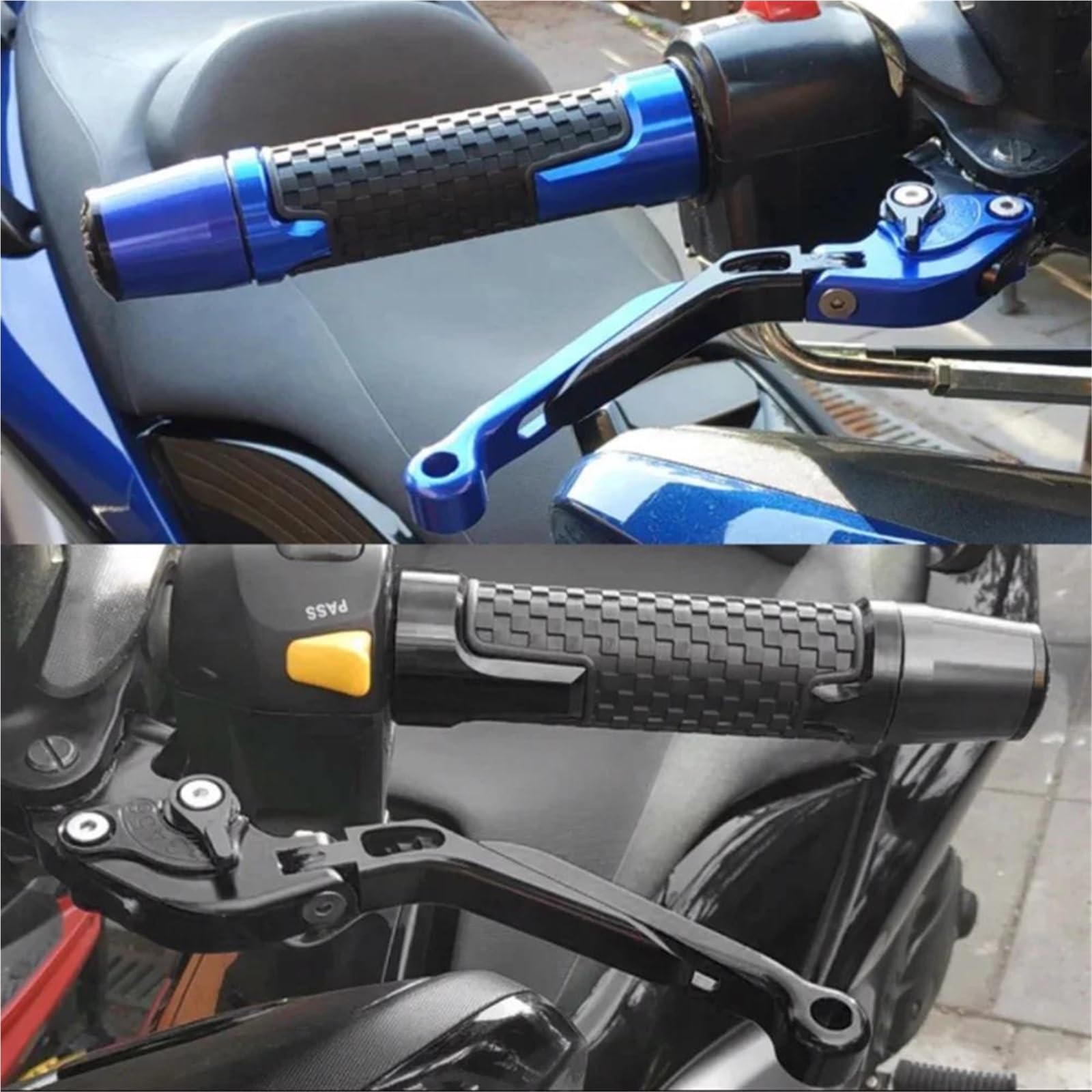 Per DUCATI MONSTER 696 796 695 620 400 Moto CNC Pieghevole Allungabile Moto Freni Leve Frizione Leve(WITH LOGO P1)