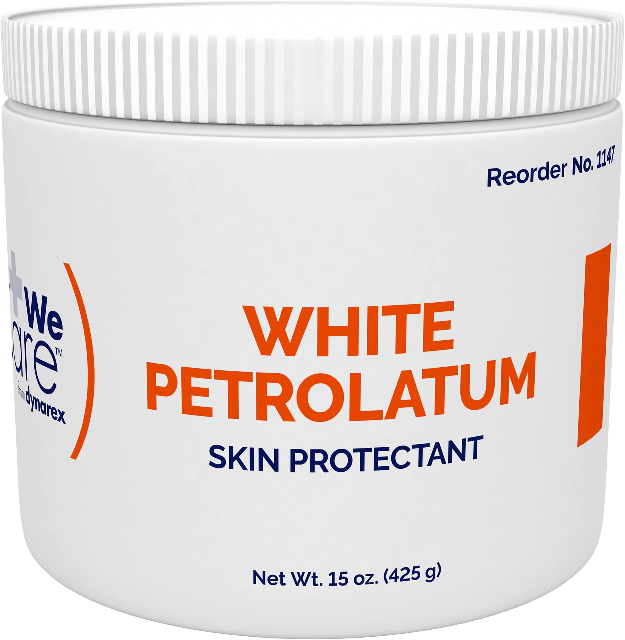 Dynarex White Petrolatum, Petroleum Jelly for Dry, Damaged or Cracked Skin