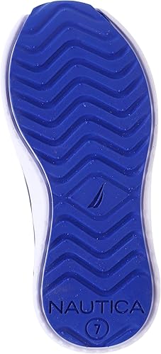 Miniatura 5 de Nautica - Tenis para niños con correa ajustable y cordones elásticos, zapatos informales cómodos para niños y niñas (bebéniño pequeño)