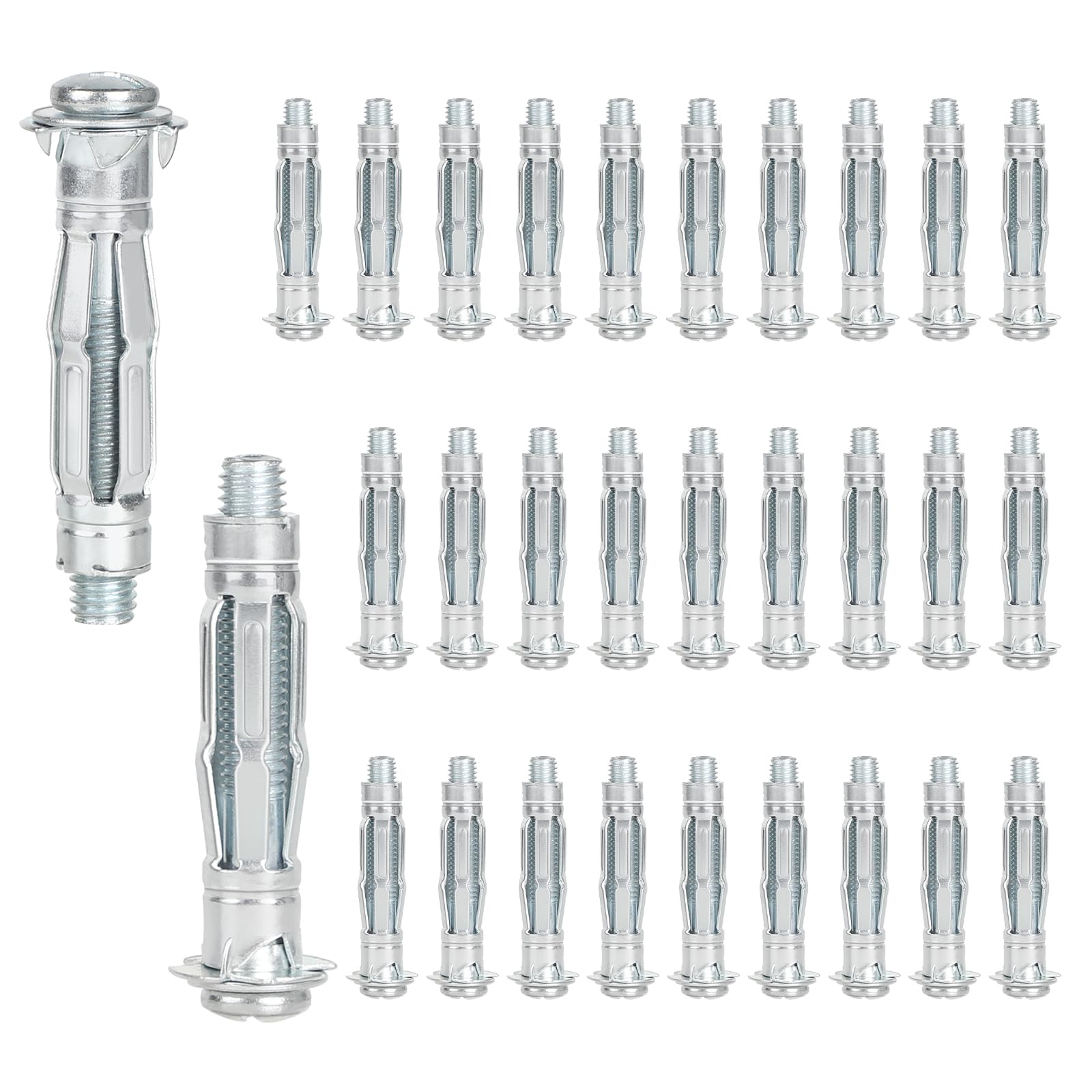 Barre Filettate M12 Con Tasselli - Acciaio Zincato, Lunghezza 16.5cm, Per Fissaggi Resistenti - Foto 10