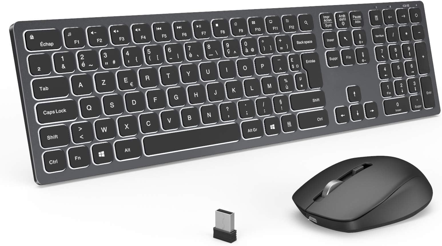 Set clavier souris Logitech MK235 sans fil - Accessoires informatique