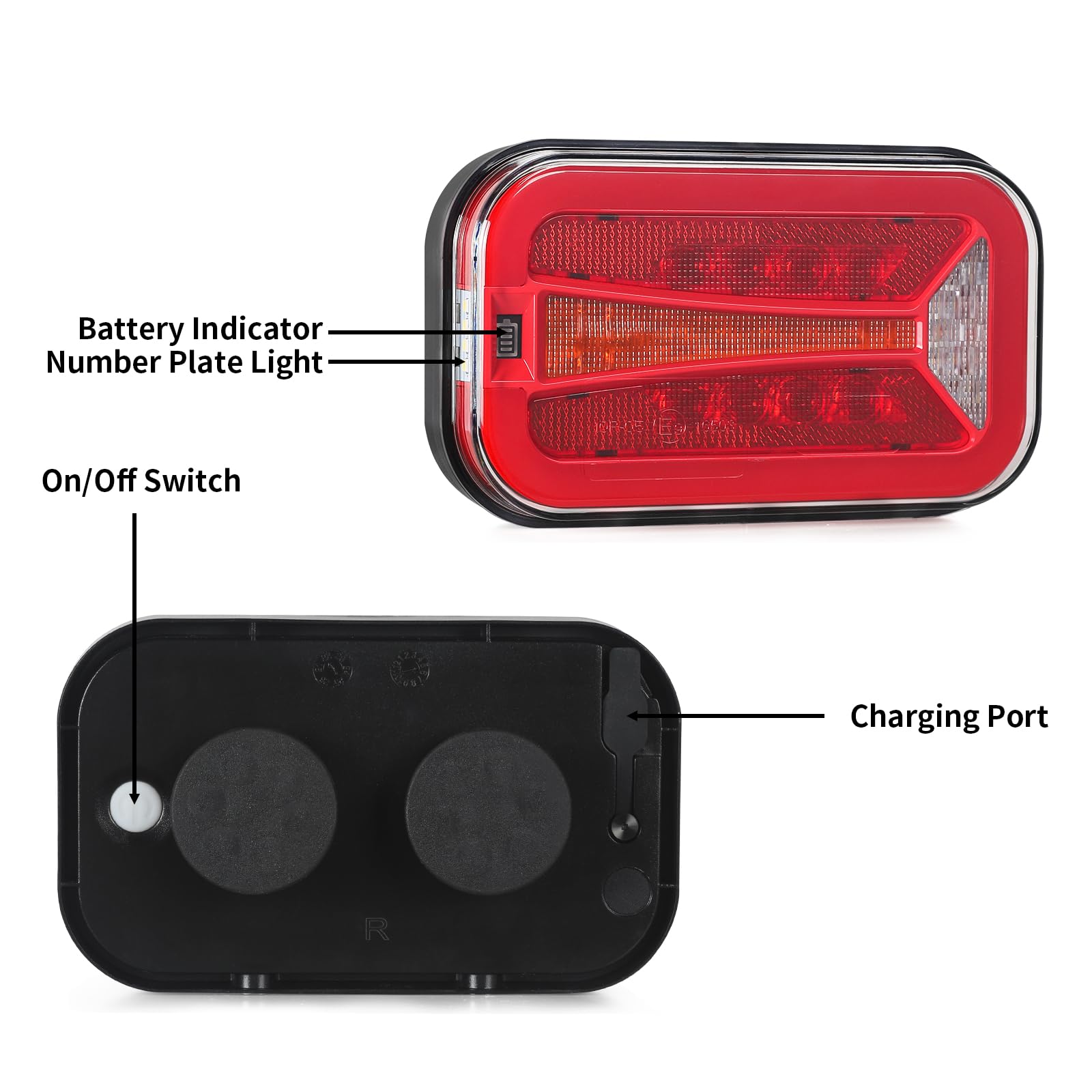Fanale Posteriore Per Rimorchio A LED Wireless Wi-Fi, Confezione Da 2 - Foto 5