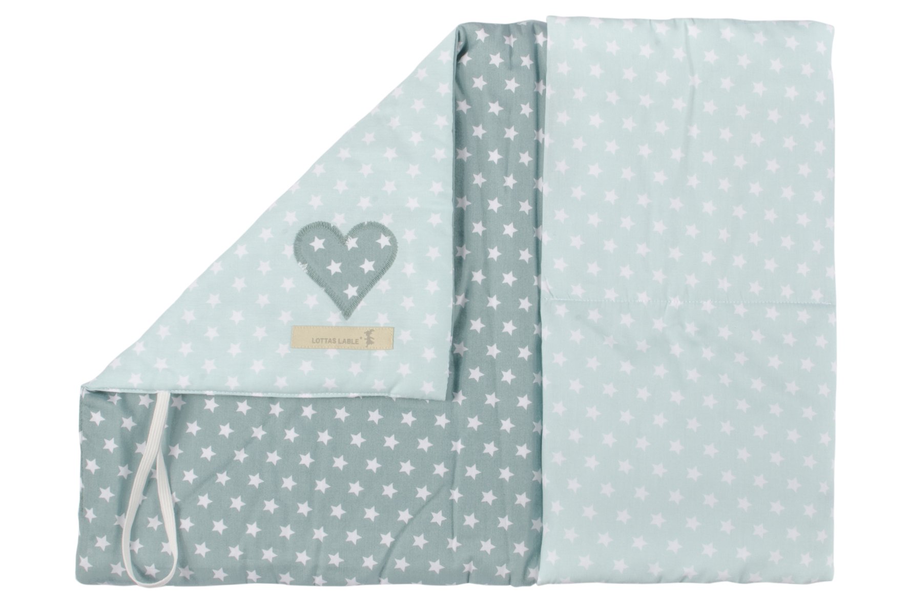 Lottas Lable 1800 51 Silos Travel Changing Mat – Changing To Go Star Mint/Teal