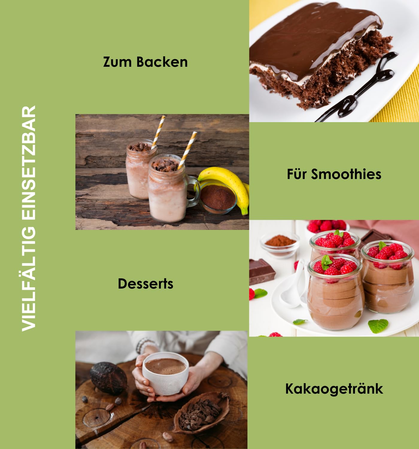 Edelmond® Bio Kakaopulver Frischware ✓ Roh, frische Ernte direkt vom Farmer ✓ Low Cadmium & Nickelwerte ✓ Edelkakao Grand Cru ✓ Ohne Spritzmittel (500 g)
