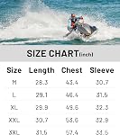 ZITY 5 Pack Men's Sun Protection Hoodie Shirt UPF 50+ Fishing Shirts Long Sleeve Hood Shirt Lightweight Rash Guard M-3XL
