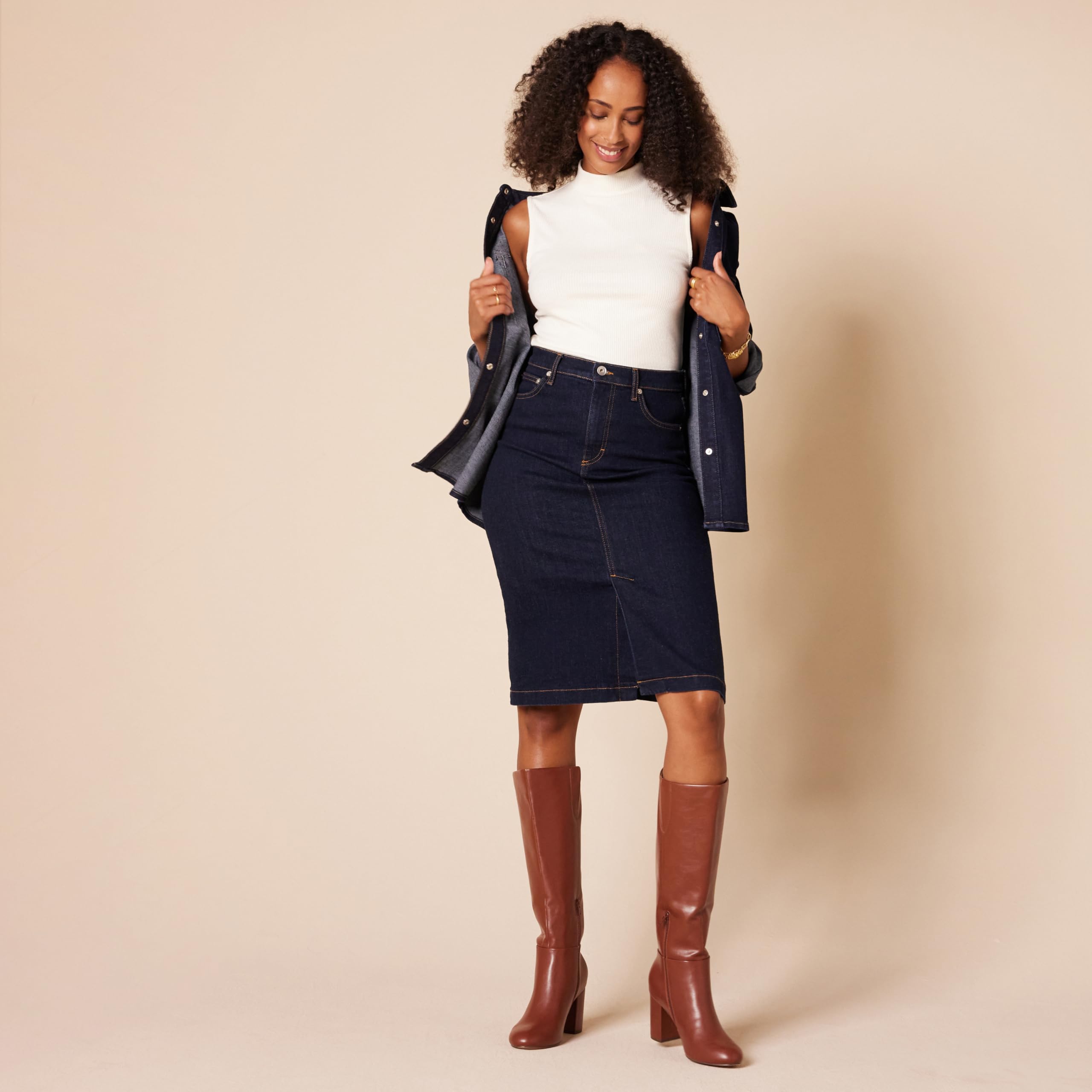 Amazon Essentials Stivali con Tacco Alto Donna