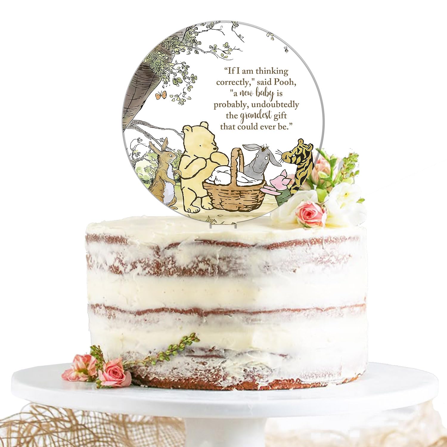 Photo 1 of Xendelow Classic The Pooh Cake Topper - 5 x 7 inches