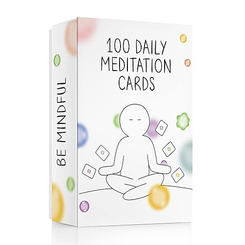 BEST 100 Daily Meditation Cards | Anxiety Relief Item for