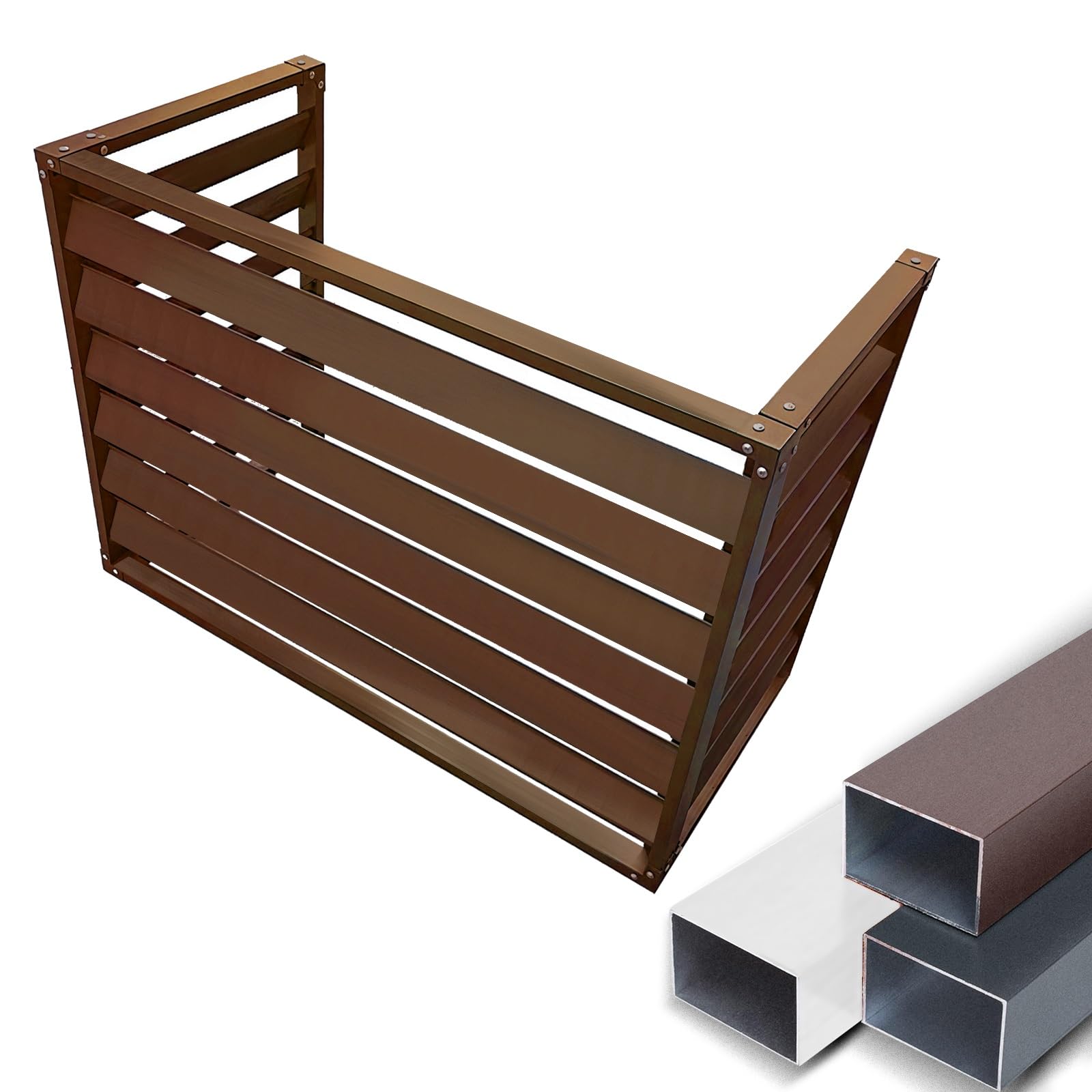 Housse de protection en aluminium pour climatiseur split et pompe à chaleur