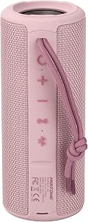 MIATONE Boombox Pink Waterproof Bluetooth Speaker IPX6 20W Portable Outdoor Boom Box Gifts for Women Mom