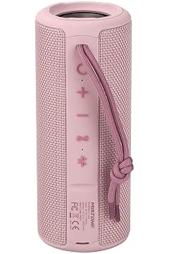 MIATONE Boombox Outdoor Portable Bluetooth Speaker Waterproof Wireless Speakers Gifts for Women Mothers Mom Wife Her - Pink