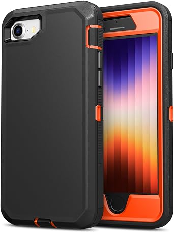 Jelanry for iPhone SE 3rd 2022/ SE 2nd 2020/iPhone 8/7 Defend & Rugged Case