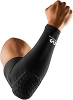 McDavid 6500 HexPad Power Shooter Arm Sleeve - Patented Hex 9mm Elbow Protection for Athletes