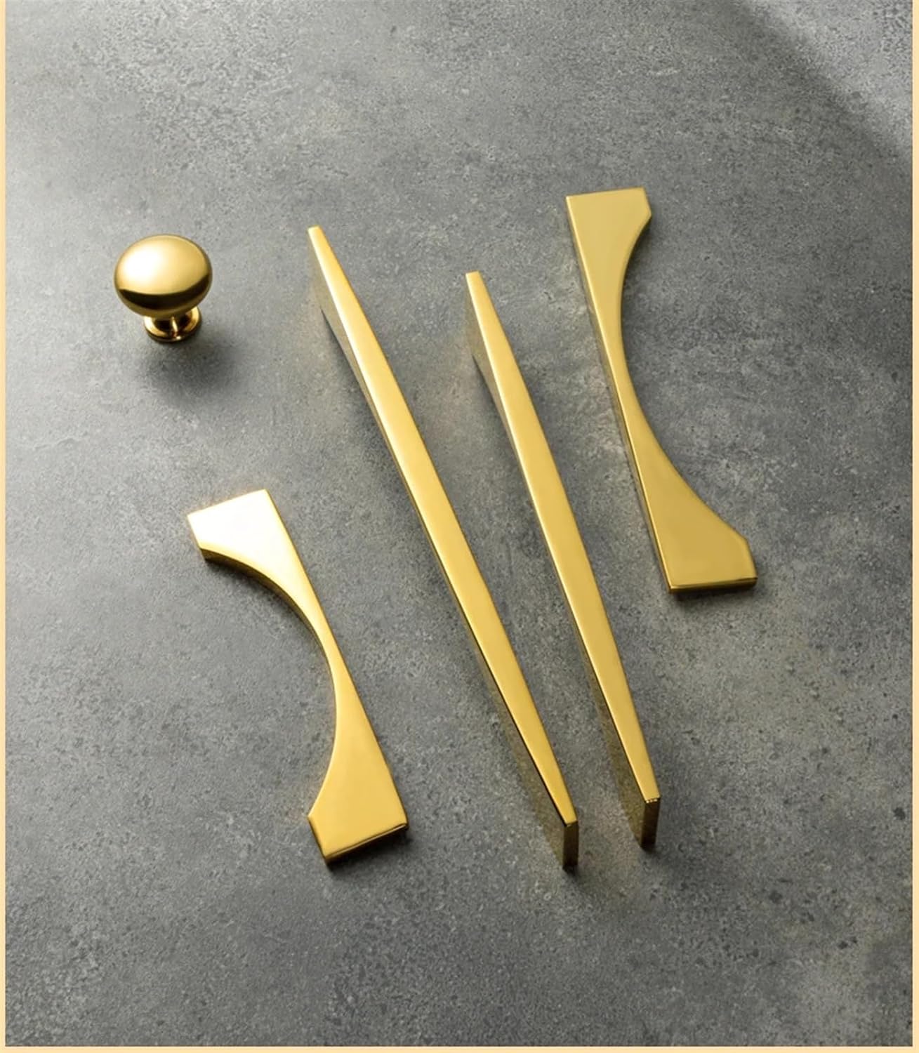 Nordic Door Handle Cupboard Wardrobe Door Handle Cabinet Drawer Handle Modern and Simple Brass Brushed Black Cabinet Pull 1Pcs (Color : 074PVD-160mm, Size : 1pc)