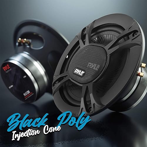 Miniatura 6 de Pyle Altavoces estéreo universales de 2 vías para automóvil, 240 W, 4 pulgadas, audio coaxial profesional potente, altavoz universal de repuesto