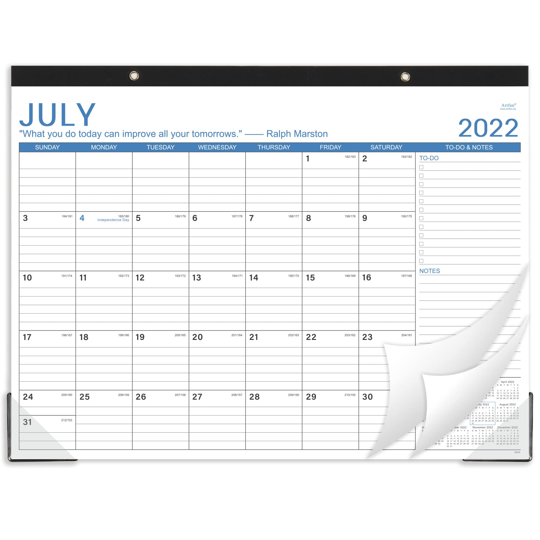 Buy 20222023 Desk Calendar Large Desk Calendar 20222023, Jul. 2022