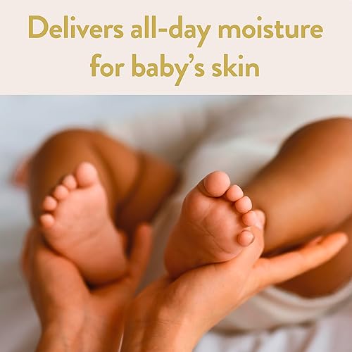 Miniatura 3 de Suave Loción para bebé para todo tipo de piel, con aceite de coco 100% natural, manzanilla y manteca de karité sin parabenos, tintes de 13.5 onzas