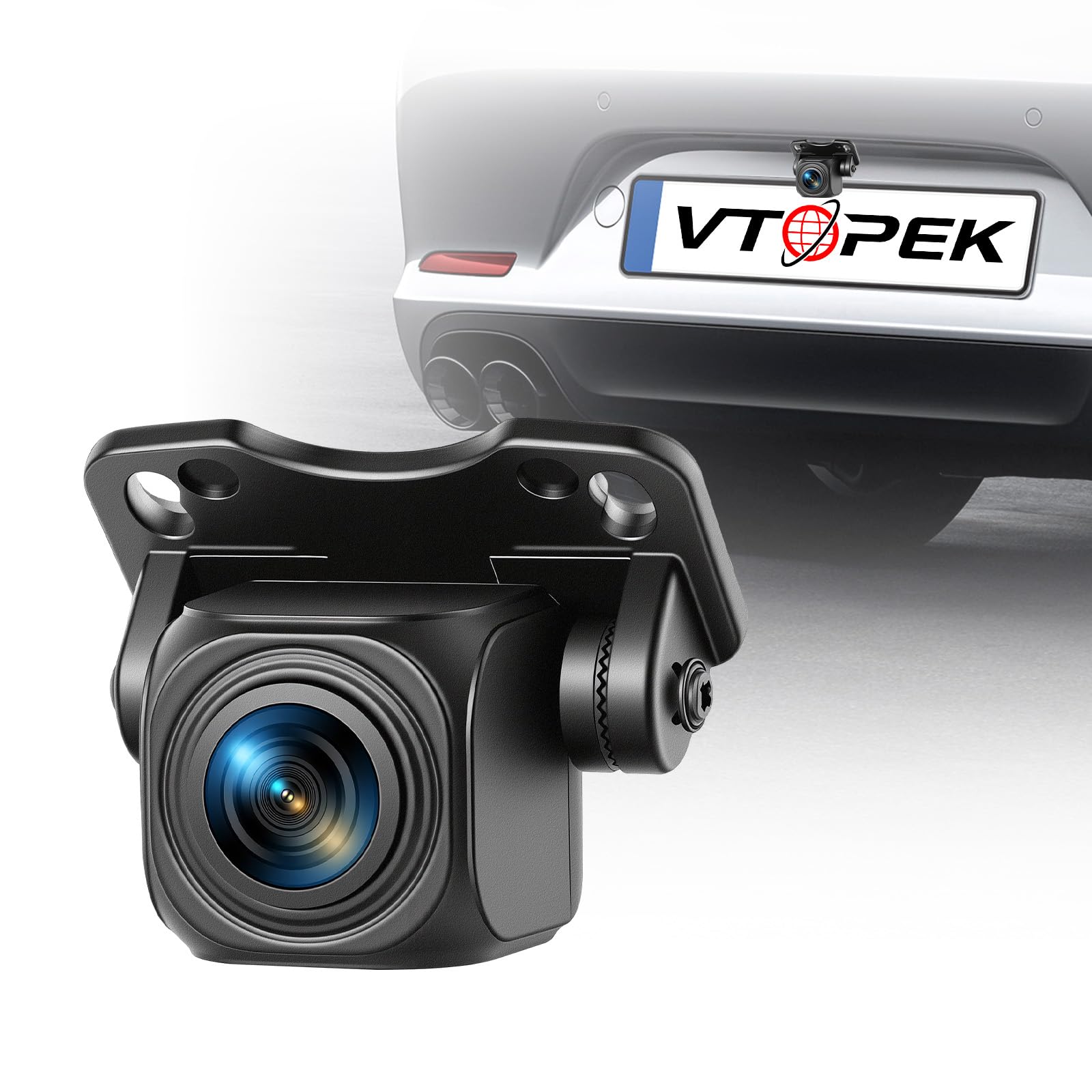 Vtopek Rückfahrkamera AHD 1080P Rückfahrkamera Auto Rückfahrkameras Nachrüsten 140° Weitwinkel Nachtsicht IP69K wasserdichte Nachtsicht Rückfahrkameras für Wohnmobil SUV Pickup Van