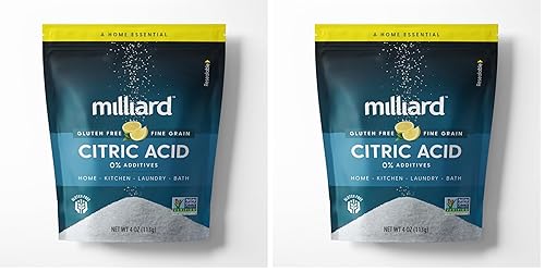 Vista 9 de Milliard Ácido Cítrico - 100% Puro Grado Alimentario Verificado por Proyecto No-OMG (4 Onzas)