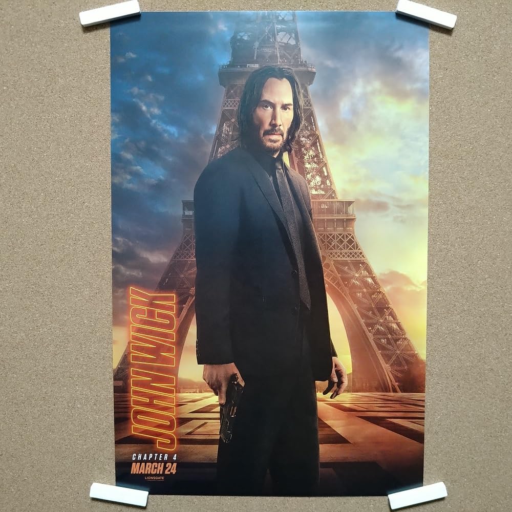 Amazon.co.jp: 映画ポスター ジョンウィック 4 John Wick 4 キアヌ