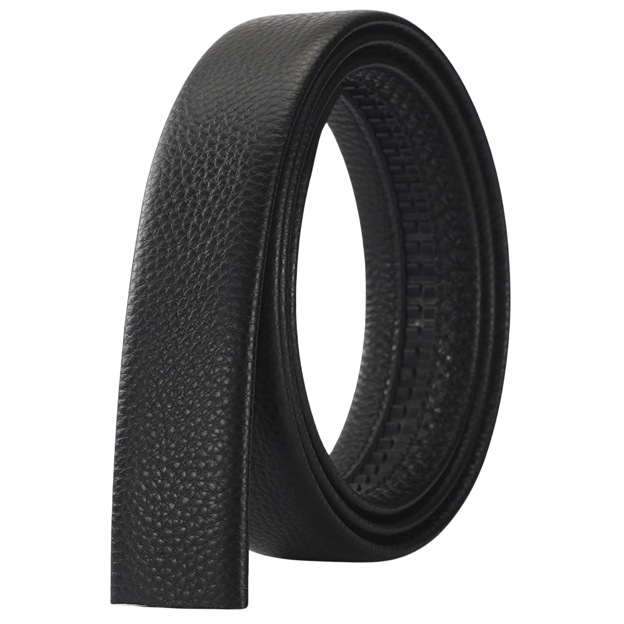 Elegant Option for Choosing Between PU Men's Leather Belt OR Black Belt Without Buckle for Men | Gold & Black Stainless Steel Belt Buckle for Men, Adjustable Free Size for All-image-19