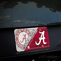 Vista 3 de NCAA etiqueta de metal para auto, negro