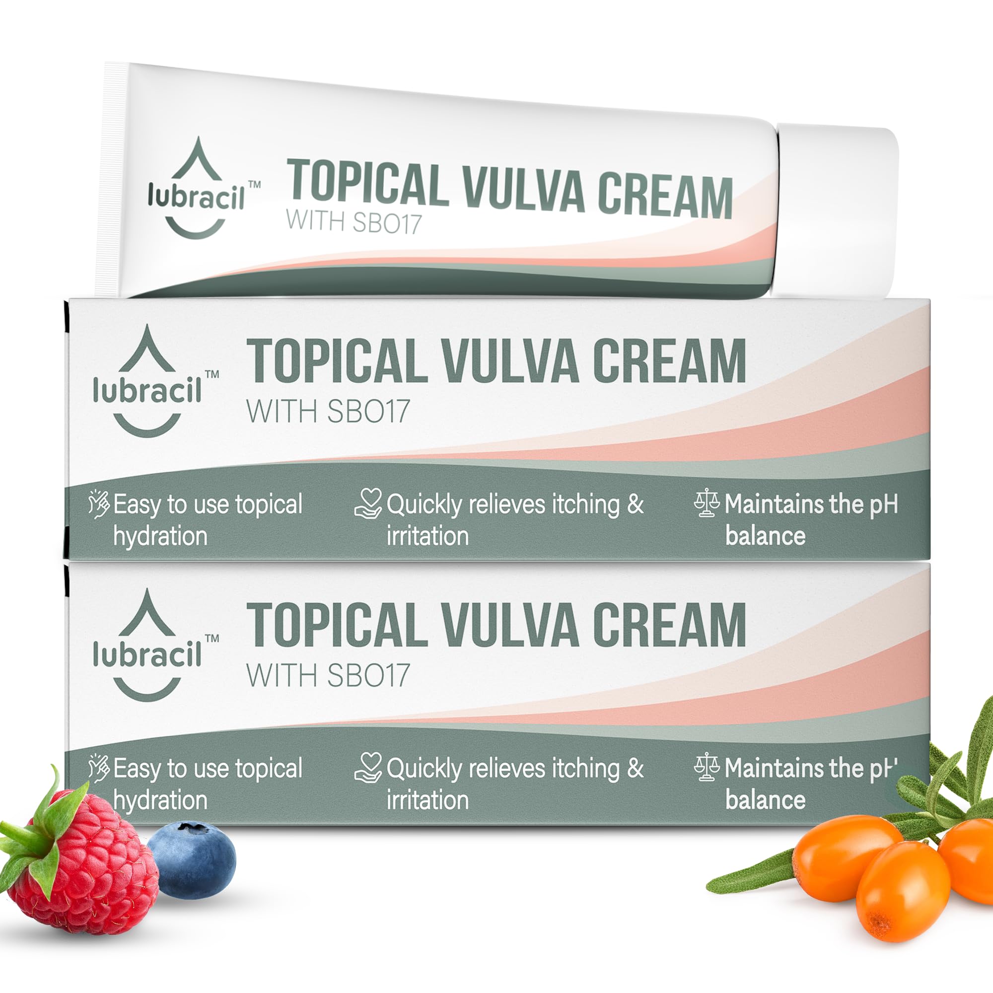 Topical Vulva Cream - Daily Feminine Care Moisturizer Helping with Vaginal Dryness, Burning, Itching, Lubrication & Comfort for Women Estrogen Free, Non-GMO. Omega-7, Vitamin E - 1.76 Fl Oz, 2 Pack