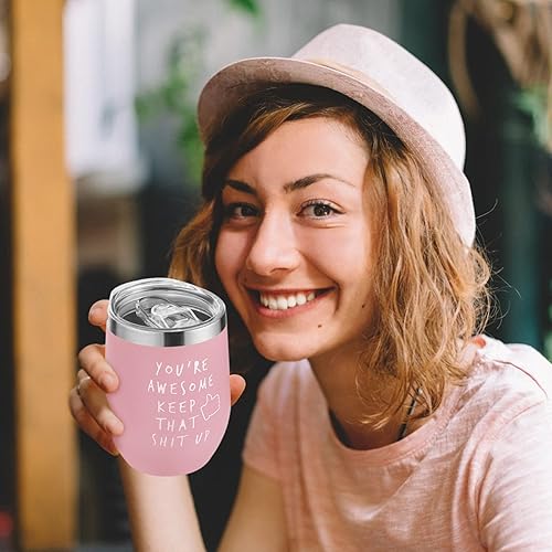 Miniatura 3 de You're Awesome Keep That Up - Regalos de agradecimiento inspiradores, regalos de felicitación de nuevo trabajo, idea divertida de regalos de