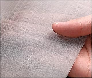 Stainless Steel Woven Wire Mesh Wire Metal Mesh 30 Mesh/200 Mesh Stainless Steel Woven Mesh Air Vent Fine Screen Mesh Never Rust for Home Kitchen Filter