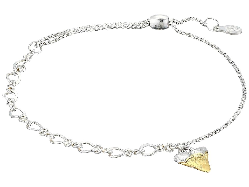 

Alex and Ani Shark Tooth, Two-Tone, Pull Chain Bracelet (Sterling Silver) Bracelet