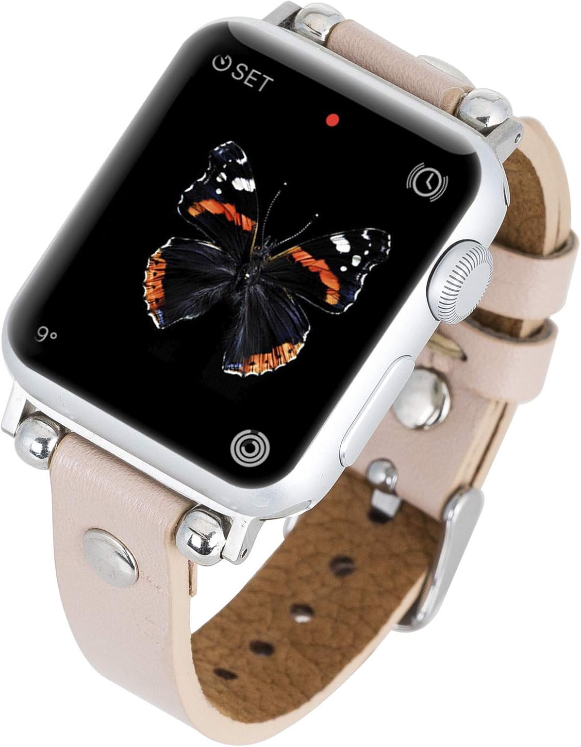 Venito Perugia Leather Band for Apple Watch Band 49mm 45mm 44mm 42mm 41mm 40mm 38mm Women Men, Top Grain Genuine Leather Replacement Strap for iWatch Ultra2 Ultra SE2 SE Series 9 8 7 6 5 4 3 2 1