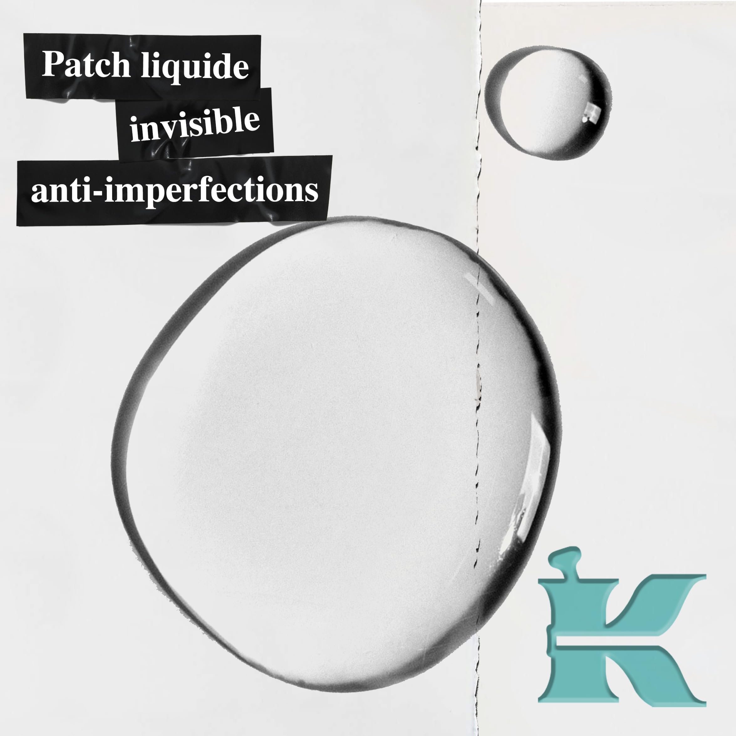 Kiehl's, Solution Ciblée Anti-Imperfections Dermatologist Solutions, Patch Liquide Invisible Concentré avec 2% d’Acide Salicylique, Réduit l'Apparence des Boutons en 2 Heures, 15 ml