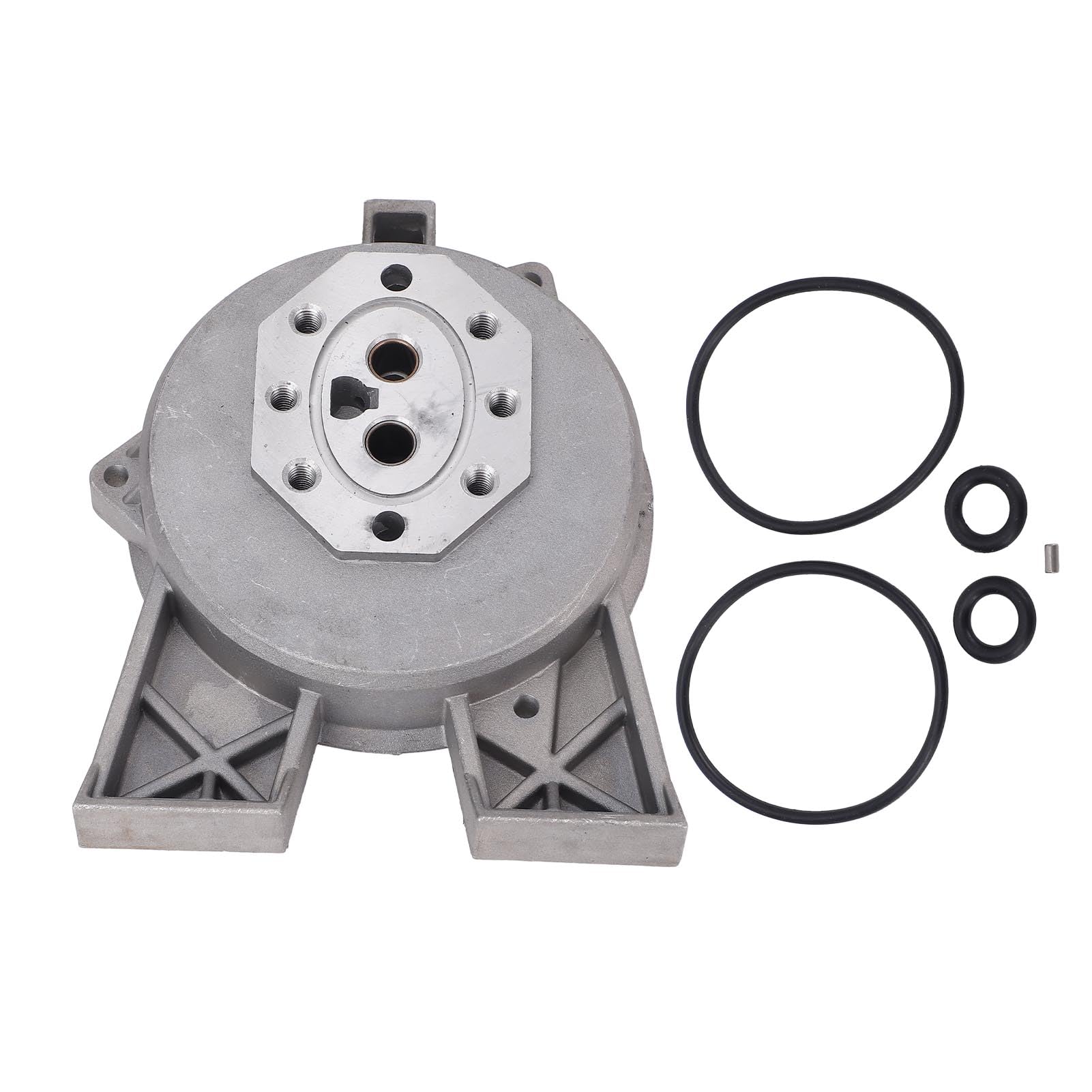 Bewinner Soporte Universal para Bomba Divisora ​​de Troncos, Aleación de Aluminio, Soporte de Motor Hidráulico para Divisor de Madera con Círculo de Sellado para Divisores de Troncos Eléctricos FM8