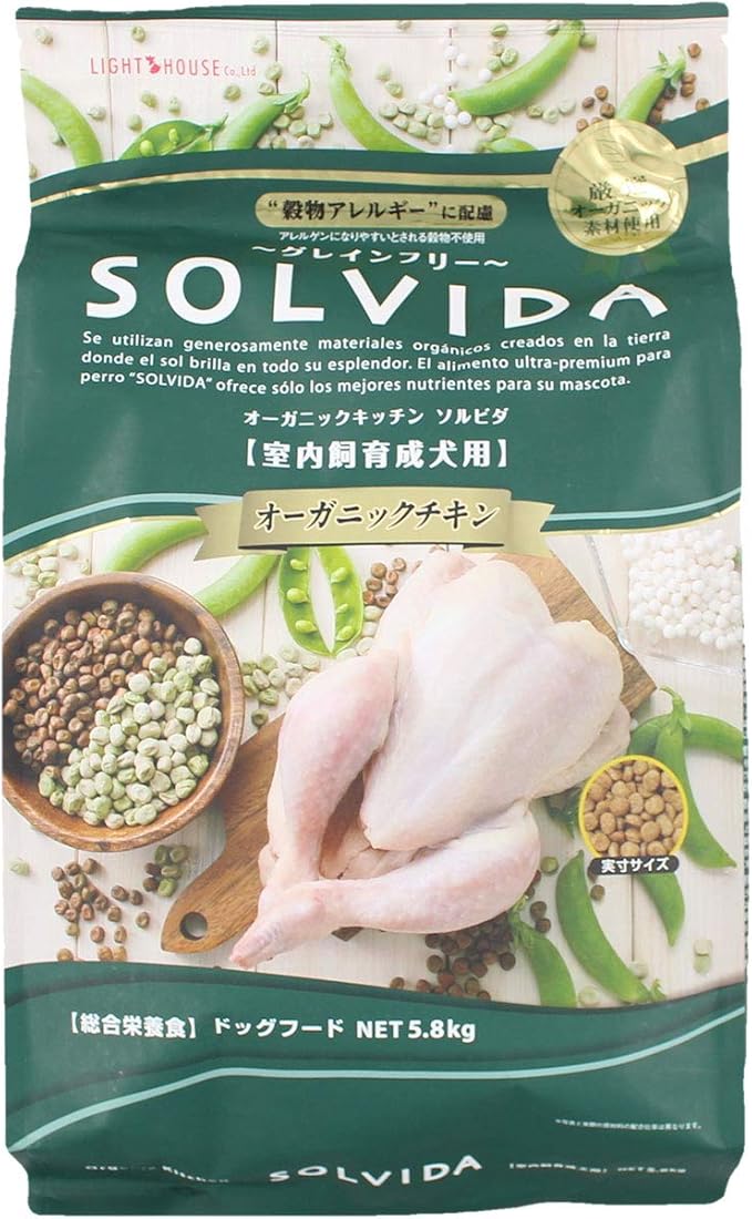 国内外の人気が集結 SOLVIDA ソルビダ グレインフリー チキン 体重管理
