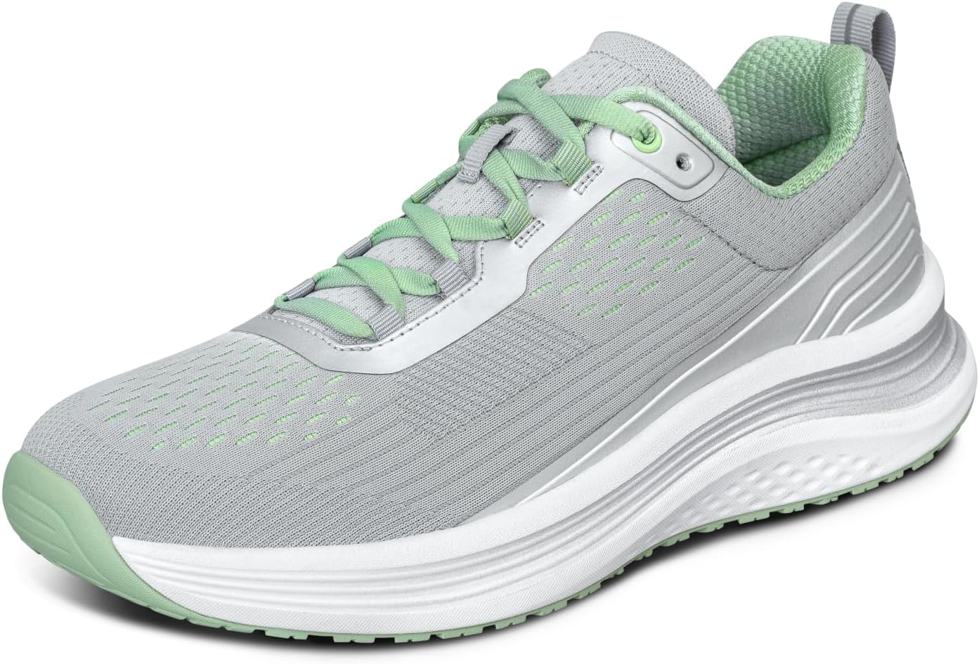 Orthofeet Women's Orthopedic Relay Max Cushion Grippy Running Sneaker