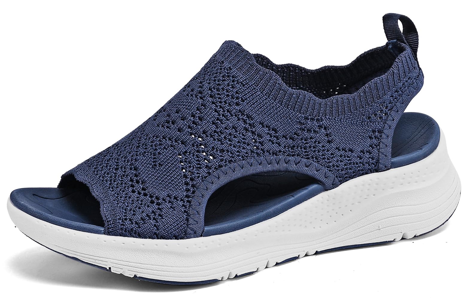 Womens Orthopedic Walking Sandals Arch Support Comfort Slip-On Sport Sandals Open-Toe Athletic Sandals for Plantar Fasciitis Summer Beach Casual