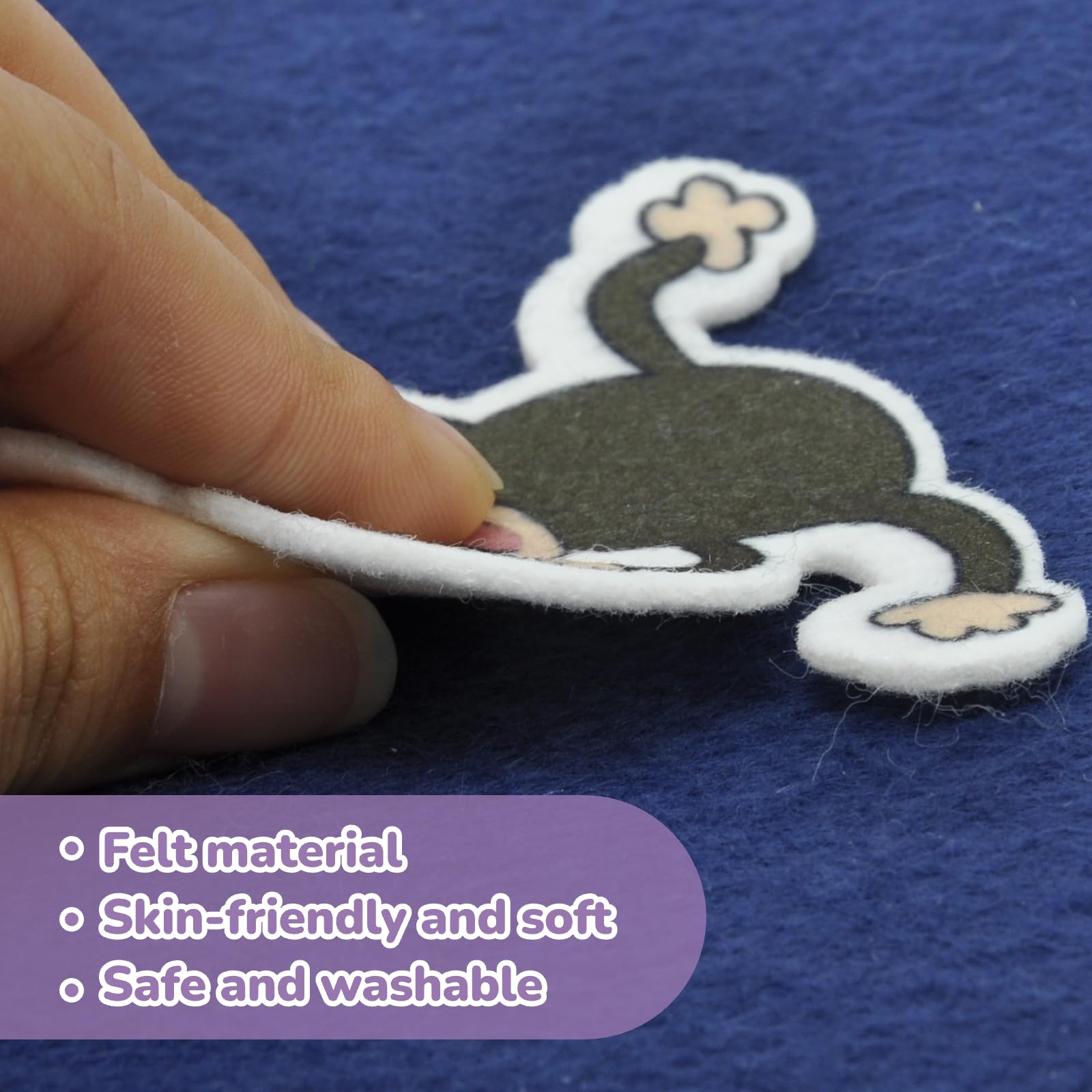 CHEFAN Felt Flannel Board Stories for Toddler,Goldilocks and The Three Bears,Preschool Felt Activities,Flannel Graphic