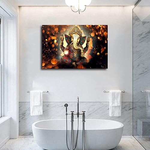 Miniatura 3 de AdaNti Ganesha - Póster de imágenes de Dios hindú, impresiones en lienzo, modernas, para oficina, sala de estar, cocina, baño, decoración de pared