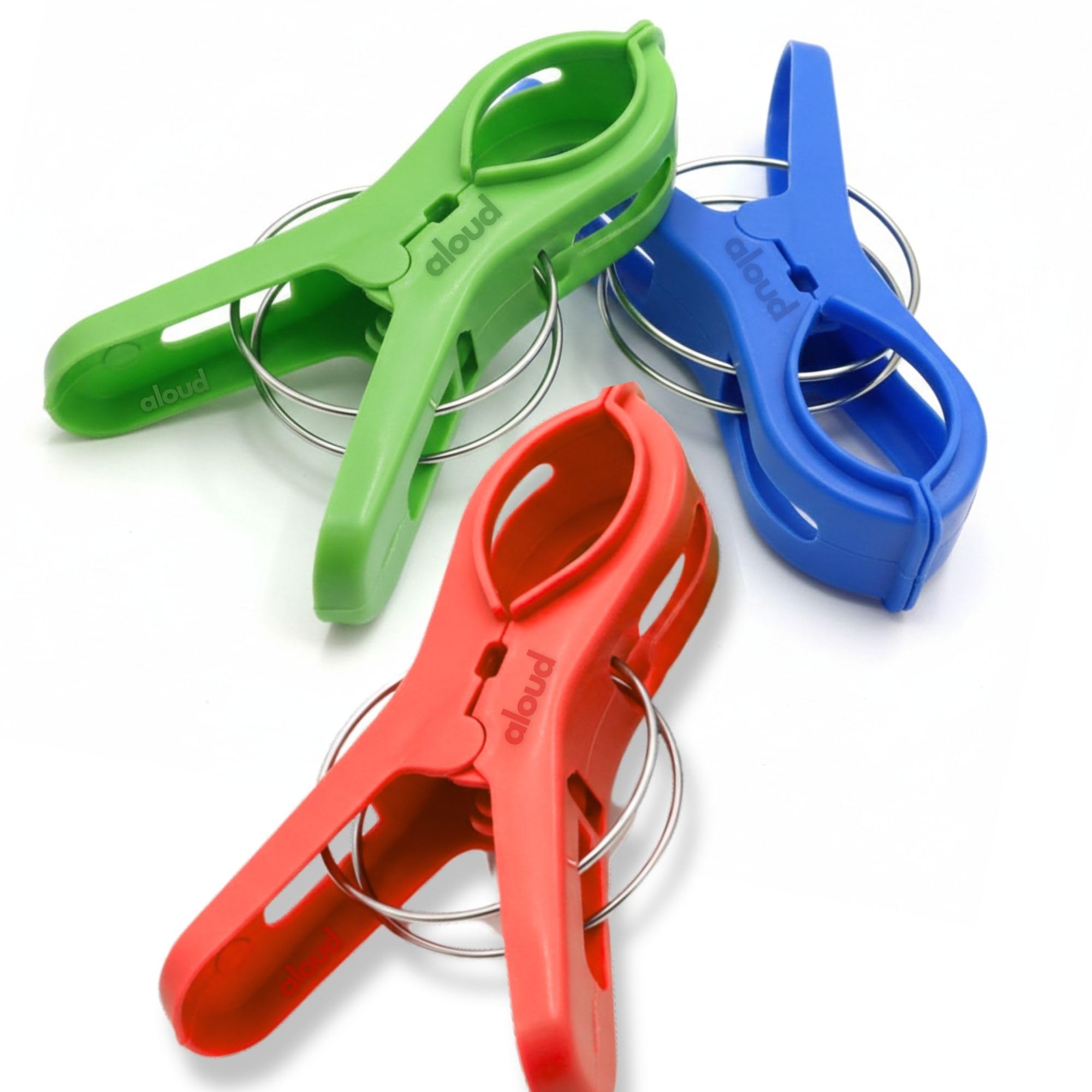 3 pcs Saree Pre Pleating Clips | Saree Pegs for Draping | Saree Clips for Holding Saree Pleats | Pack of 3 | Multicolour | Big Size | Super Strong