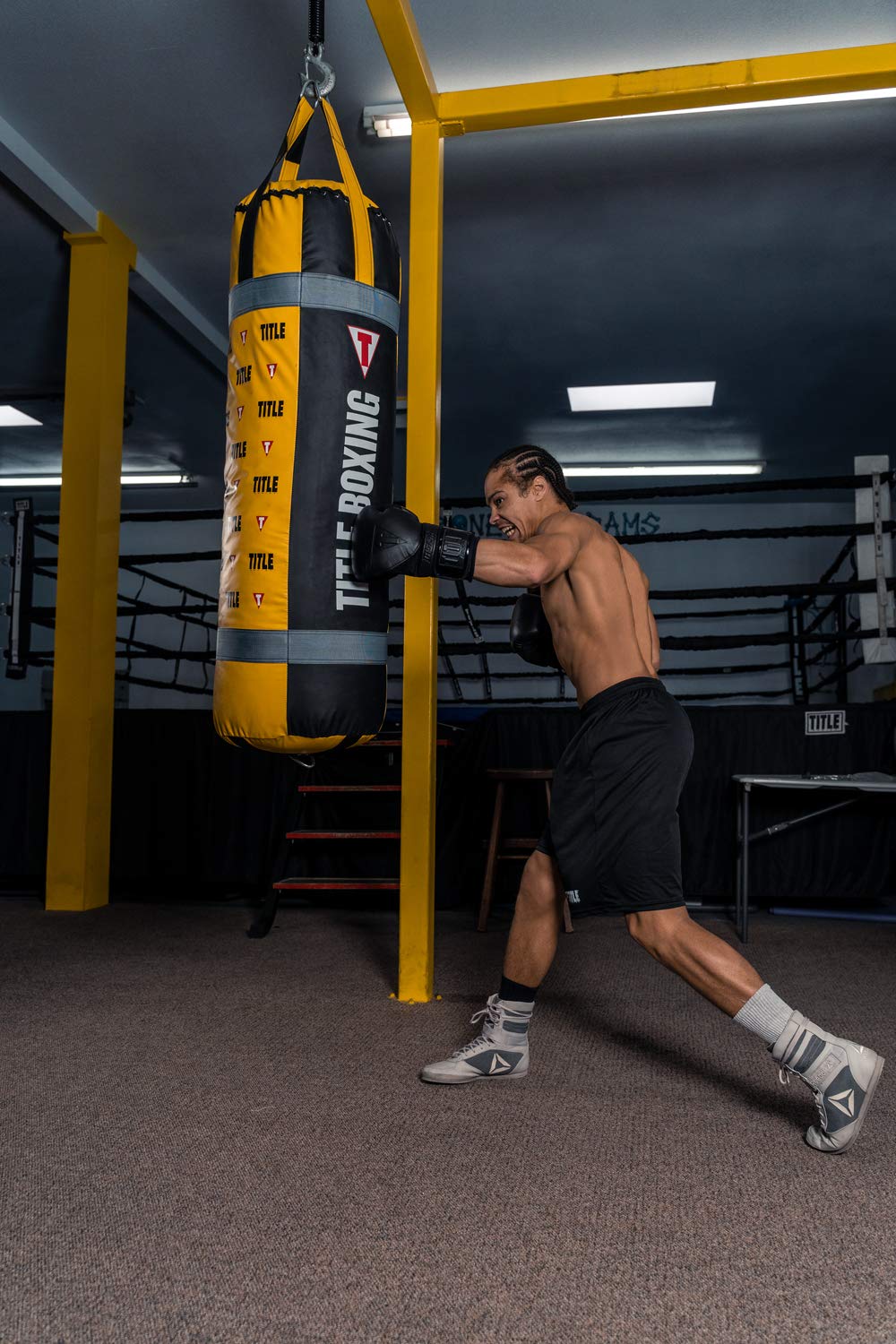 TITLE Boxing Greatest Heavy Bag Ever - Hanging Punching Bag for Boxing Kickboxing - Boxing Equipment product thumbnail 5