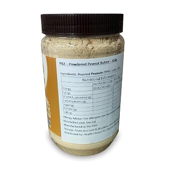 PB2 Original Powdered Peanut Butter - 16 oz Jar, 6g of Protein, 90% Less Fat, Certified Gluten Free, Only 60 Calories per Serving, Perfect for Protein Shakes, Smoothies, and Low-Carb, Keto Diets