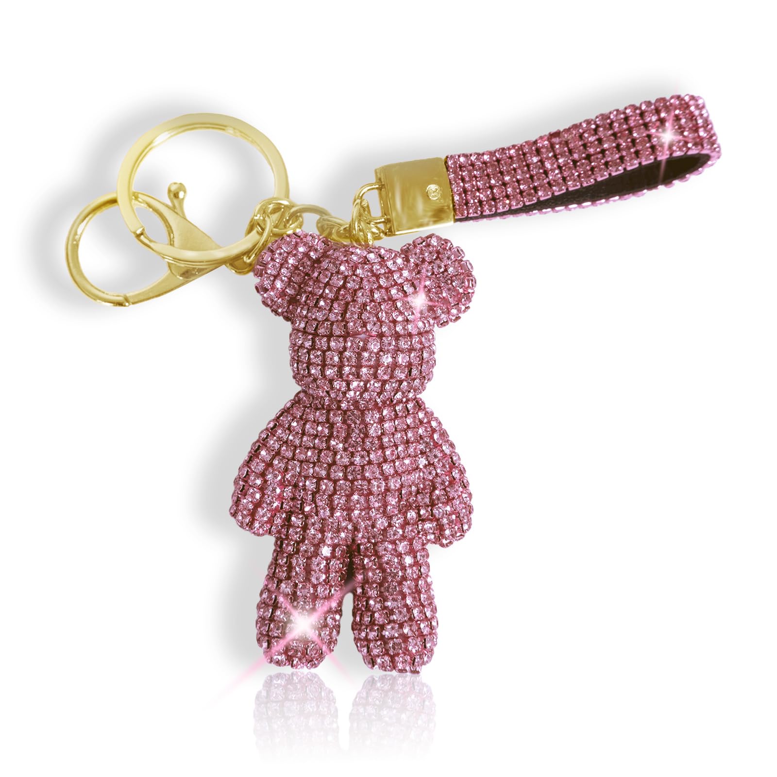 Cute Bling Rhinestone Keychains for Women & Girls