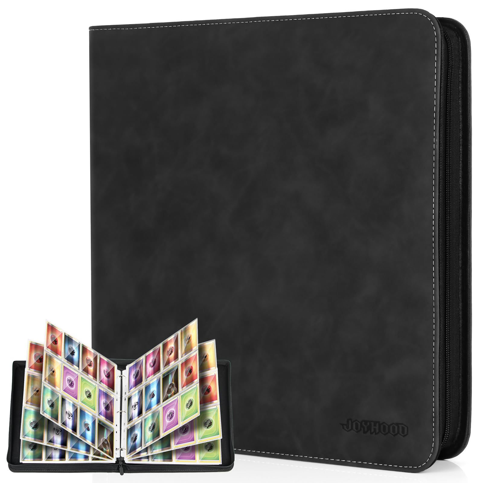JoyHood Trading Card Binder, Card Collection Album Folder for PTCG/MTG/YGO/OCG Cards, Holding 960 Cards