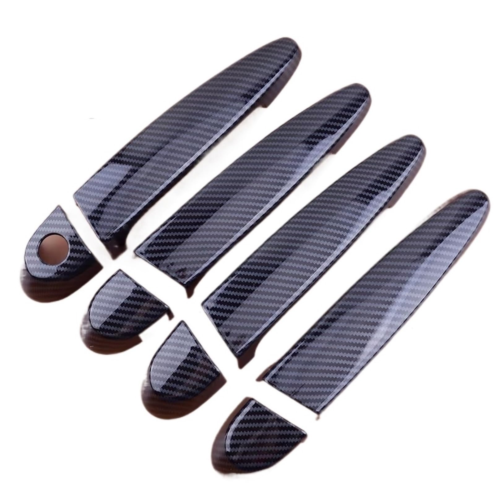 CFDEKOIB Exterior Door Handle Cover Car Door Handle Cap Outer Cover Compatible with X6 for E71 2008-2013 Frame Trim Plus Extra Pair Set Accessories