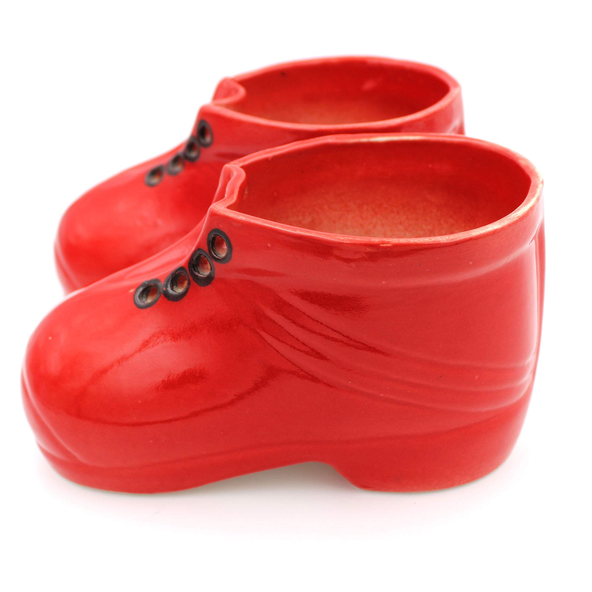 POTZO Shoe Planters (Set of 2), Ceramic Vase/Pot for Indoors, Outdoors and Balcony, Red Colour (Yellow) (B08P7XYTVM) Amazon Price History, Amazon Price Tracker