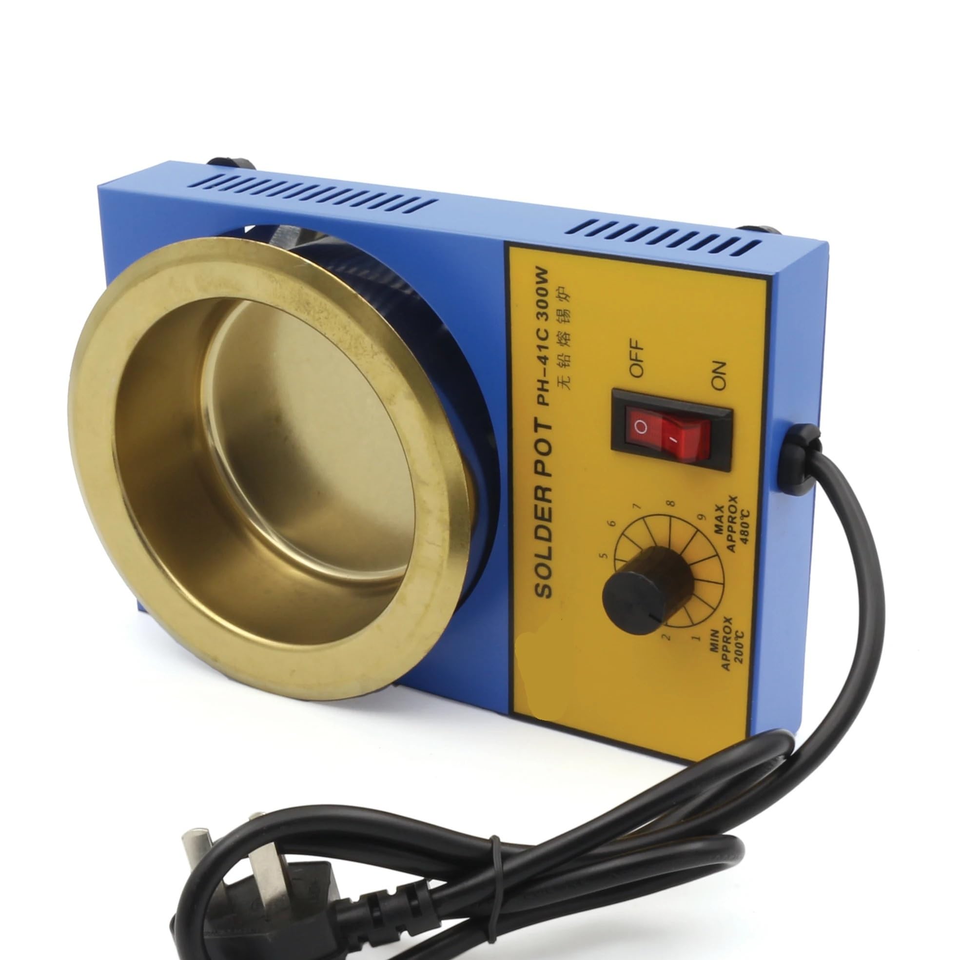 Ewsdsfs 41Ch 300W 150W / 300W Lead Free Adjustable Temperature Solder Pot Furnace Desoldering Tool(41Ch 300W)